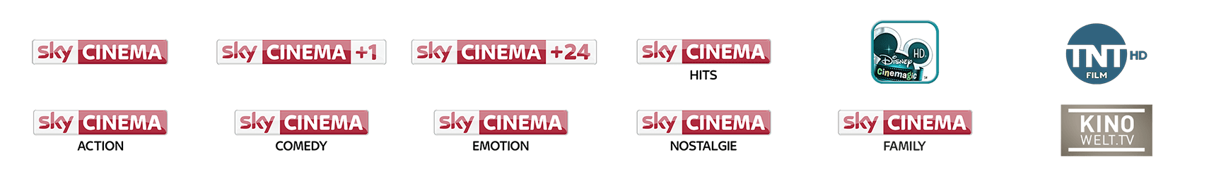 Sender im Sky Cinema Paket