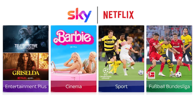 Sky Komplett Abo + Netflix + Paramount+