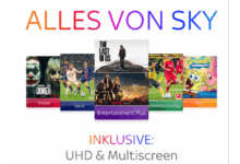 Sky AT Komplett Angebot für 40 € inkl. 120 € Streaming Gutschein